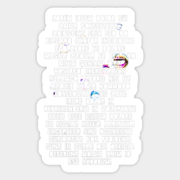 Lorem ipsum Sticker by bobdijkers